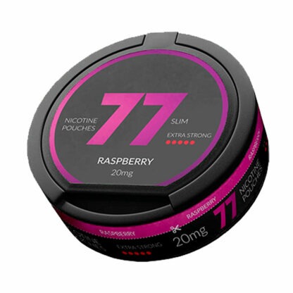 77 Raspberry Extra Strong All White Slim Portion
