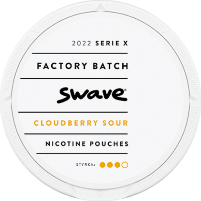Swave Factory Batch X: Cloudberry Sour Slim Portion Strong